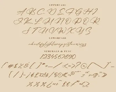 Mantilda Briant Modern Signature Font