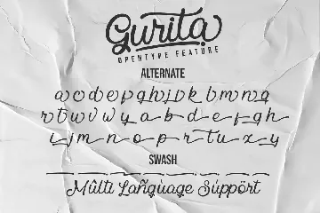 Gurita - Handwritten Elegant Font