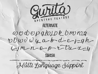 Gurita - Handwritten Elegant Font