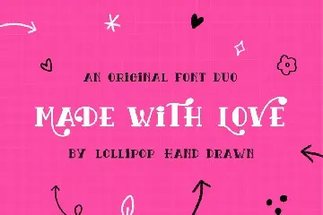 Love Hearts Font Duo