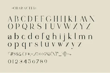 Vindea Ligature Serif Typeface font