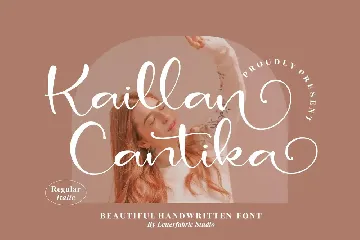 Kailla Cantika Beautiful Handwritten Font