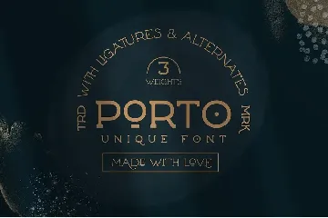 Porto - Display Spur Serif Font