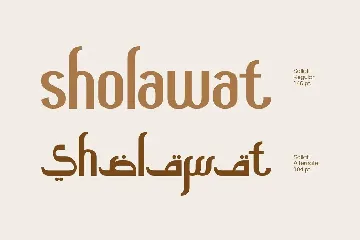 Sallafi - Arabic Font Style