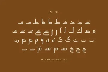 Sallafi - Arabic Font Style