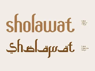 Sallafi - Arabic Font Style