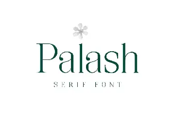 Palash - Serif Font