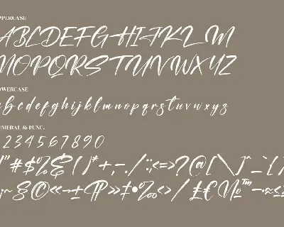 Kastelo Southern Calligraphy Brush Font