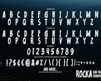 ROCKA - Bad Hand Drawn Font
