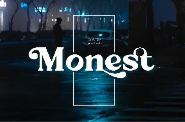 Monest - Serif font