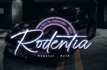 Rodentia - Handwritten font