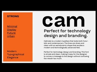 Calimate Sans Serif Family font