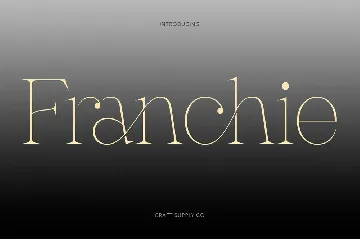 Franchie - Modern Elegant Font