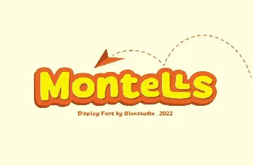 Montells - DIsplay Typeface font