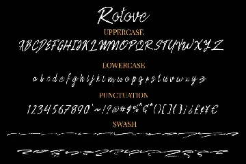 Rotove - Brush Font