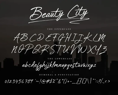Beauty City font
