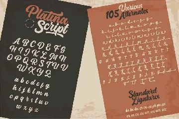 Platina Layered Script font
