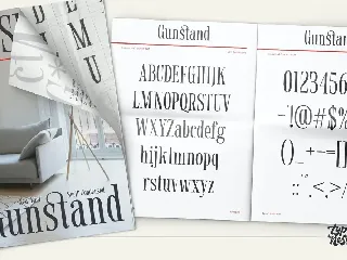 Gunstand - Classy Condensed Serif font
