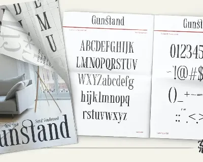 Gunstand - Classy Condensed Serif font