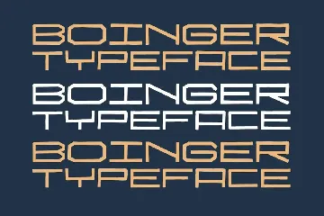 Boinger - Expanded Typeface font