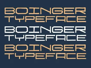 Boinger - Expanded Typeface font