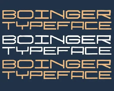 Boinger - Expanded Typeface font