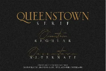 Queenstown font