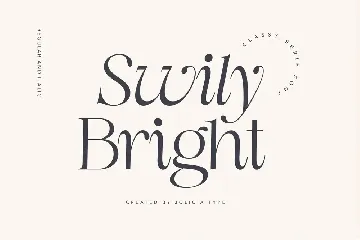 Swily Bright | Classy Font