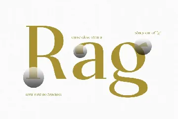 Rilano Serif Display Font