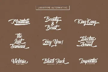 Auntekhno Script font