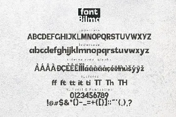 BILMA - Sans Serif font