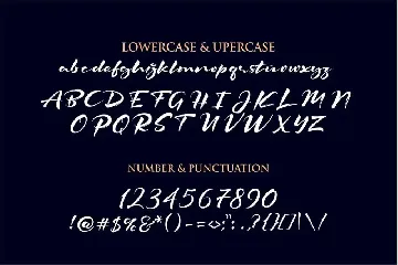 The Signater font