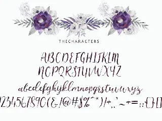 Charissa Script font