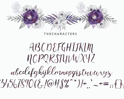 Charissa Script font