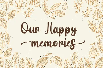 Maple Memories - Script Font