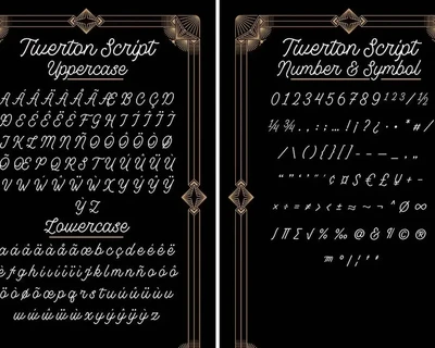 Tiverton Script Light font