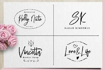 Bloomy Script - Handwritting Font