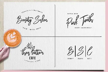 Bloomy Script - Handwritting Font