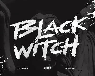 BLACK WITCH - Brush font