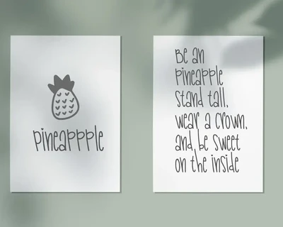 Hello Brownie | Child Font