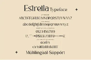 Estrella - Stylish Ligature Font