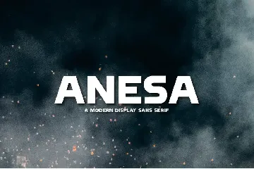 ANESA - Display Sans Serif font