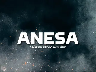 ANESA - Display Sans Serif font