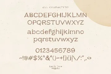 Earth Tone - Organic Sans Family font