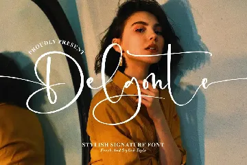 Delgonte Signature Font