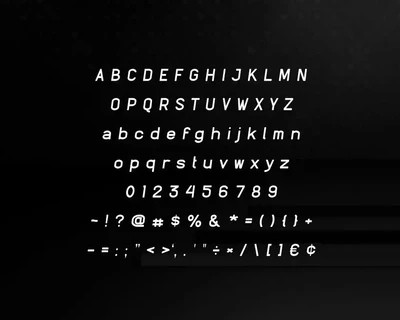 Metazone - Modern Sport font