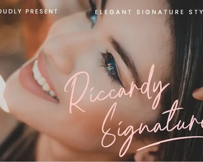 Riccardy Signature Font