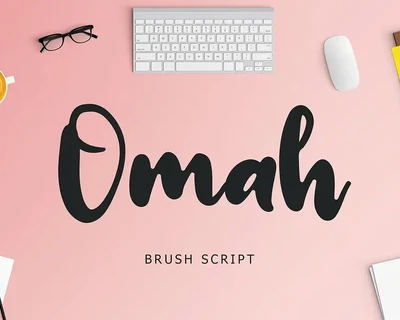 Omah Brush Script Font
