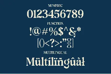 Misty font