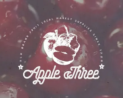 Apple Tree - Decorative Font